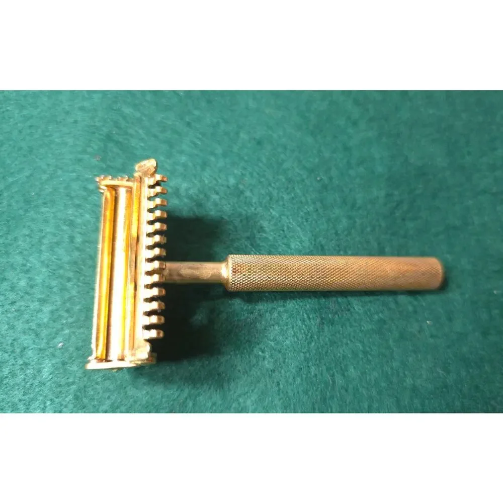 Vintage 1928-1935 GOLD VALET AUTOSTROP VC2 Single Edge Safety Razor